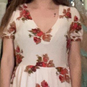 Topshop Floral Tea Dress